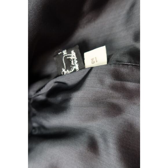 Collectible Gold By Giorgio Stan Angelo 12 Women’s Plaid 100% Wool Blazer Blue - Picture 8 of 8